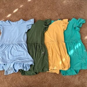 Set of Four Bubble Baby bodysuit dresses